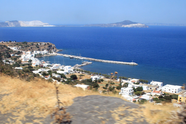 A panoramic picture of the Pali village on the coast of the island of Nisyros.