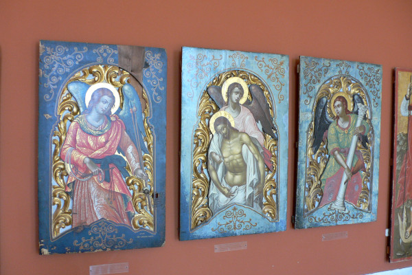 Hagiography icons hosted by the Byzantine Museum of Zakynthos.